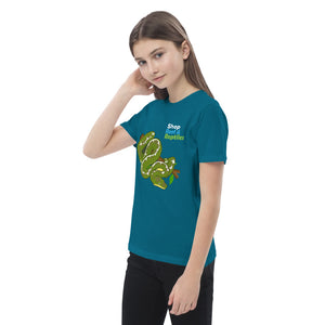 Shop Reef n Reptiles Unisex Organic cotton kids t-shirt